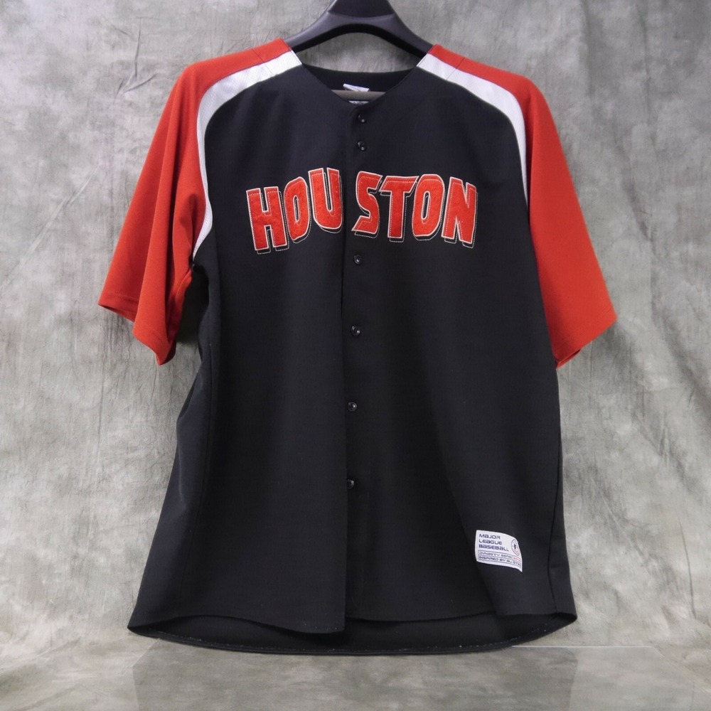 VGUC Dynasty HOUSTON Short Sleeve Baseball Jersey Men's Size  2XL (50-52)   S1E1